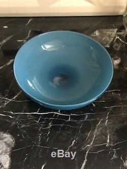 Signed Vintage Tomaso Buzzi Venini Italian Glass Bowl Murano
