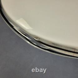Space Age Ceiling Lamp Murano Glass White Black Vintage Design 1970