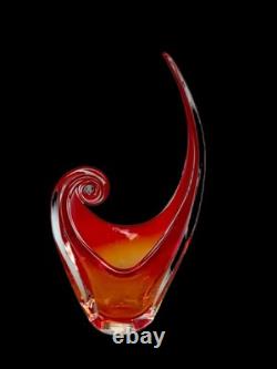 Stunning MCM 8 PC Vintage Murano Glass Vases / Vessels 1940's 1970's