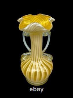 Stunning MCM 8 PC Vintage Murano Glass Vases / Vessels 1940's 1970's