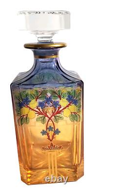 Stunning Vintage Italian Murano Glass Whiskey or Brandy Decanter (1987)