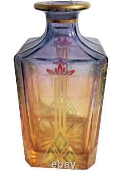 Stunning Vintage Italian Murano Glass Whiskey or Brandy Decanter (1987)
