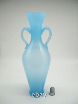 Stunning Vintage MURANO Nason & Moretti label opalescent glass amphora vase 23cm