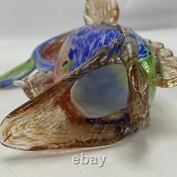 Stunning Vintage Mid Century Murano Art Glass Fish Cobalt