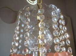 Superb vintage italian murano glass chandelier