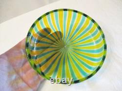 THE BEST 1950's Vintage MCM Venetian / MURANO GLASS Dish BOWL Venini Barbini