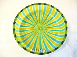 THE BEST 1950's Vintage MCM Venetian / MURANO GLASS Dish BOWL Venini Barbini