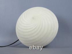 Table Lamp Murano Glass A Spiral For Bedside Table Vintage 1960