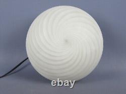 Table Lamp Murano Glass A Spiral For Bedside Table Vintage 1960