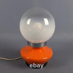 Ufo Table Lamp Space Age Metal And Murano Glass Vintage 70s