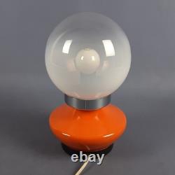 Ufo Table Lamp Space Age Metal And Murano Glass Vintage 70s