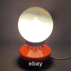 Ufo Table Lamp Space Age Metal And Murano Glass Vintage 70s