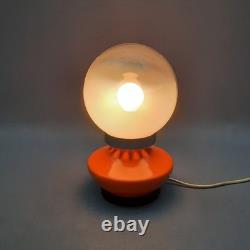 Ufo Table Lamp Space Age Metal And Murano Glass Vintage 70s