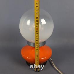 Ufo Table Lamp Space Age Metal And Murano Glass Vintage 70s