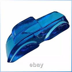 V NASON Italy Murano Glass Cobalt Blue Rolls Royce Car RARE VINTAGE COLLECTABLE