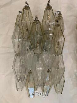 VENINI Murano Carlo Scarpa appliques sconces poliedri vintage vetro glass lamp
