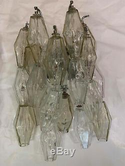 VENINI Murano Carlo Scarpa appliques sconces poliedri vintage vetro glass lamp