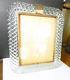 VENINI Murano Twisted Glass LARGE Picture Frame, Vintage, Signed