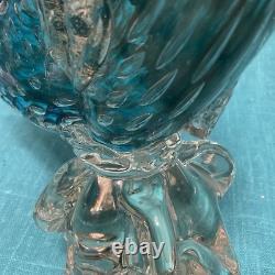 VINTAGE Alfredo Barbini MURANO ART GLASS Two Large FISH SCULPTURES 12