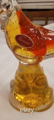 VINTAGE ITALIAN MURANO BLOW GLASS PHEASANT. Turn Of The Century