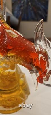 VINTAGE ITALIAN MURANO BLOW GLASS PHEASANT. Turn Of The Century