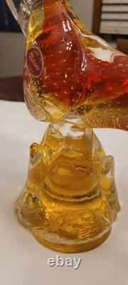 VINTAGE ITALIAN MURANO BLOW GLASS PHEASANT. Turn Of The Century