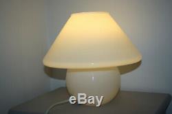 VINTAGE MID CENTURY 60s/70s ORIGINAL GLASS Murano Venini ITALIAN MUSHROOM LAMP