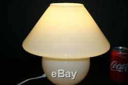 VINTAGE MID CENTURY 60s/70s ORIGINAL GLASS Murano Venini ITALIAN MUSHROOM LAMP