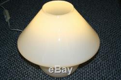 VINTAGE MID CENTURY 60s/70s ORIGINAL GLASS Murano Venini ITALIAN MUSHROOM LAMP