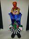 VINTAGE MURANO ART GLASS ITALY CLOWN PLAYING ACCORDION great detail figurine