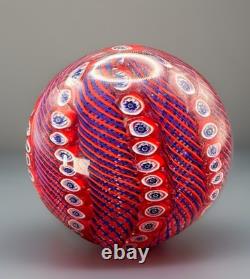 VINTAGE MURANO GLASS PAPERWEIGHT Millefiori