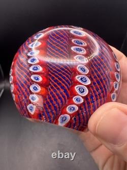 VINTAGE MURANO GLASS PAPERWEIGHT Millefiori