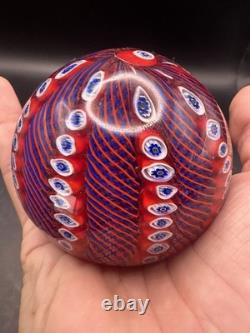 VINTAGE MURANO GLASS PAPERWEIGHT Millefiori