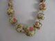 VINTAGE MURANO WEDDING CAKE ART GLASS BEAD NECKLACE with EARRINGS 16