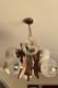 VINTAGE Mazzega Murano Glass& Teak Luster X2 Circa 70s-80s Excellent condition