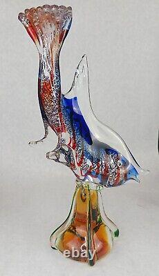 VTG 11 MURANO Art Glass Pedestal Fish JI Co. Venetian Glass Italy Near Mint