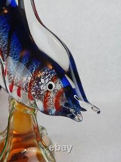 VTG 11 MURANO Art Glass Pedestal Fish JI Co. Venetian Glass Italy Near Mint