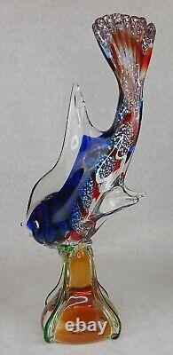 VTG 11 MURANO Art Glass Pedestal Fish JI Co. Venetian Glass Italy Near Mint