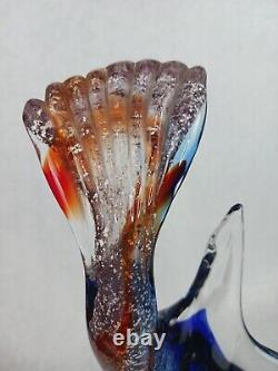 VTG 11 MURANO Art Glass Pedestal Fish JI Co. Venetian Glass Italy Near Mint