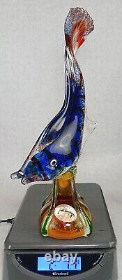 VTG 11 MURANO Art Glass Pedestal Fish JI Co. Venetian Glass Italy Near Mint