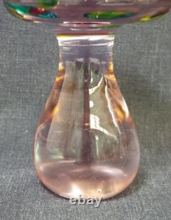 VTG 1960s MURANO Art Glass Mushroom with Murrines ITALY Antonio Da Ros Cenedese