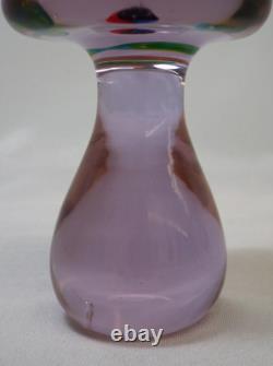 VTG 1960s MURANO Art Glass Mushroom with Murrines ITALY Antonio Da Ros Cenedese