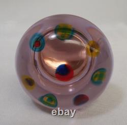 VTG 1960s MURANO Art Glass Mushroom with Murrines ITALY Antonio Da Ros Cenedese