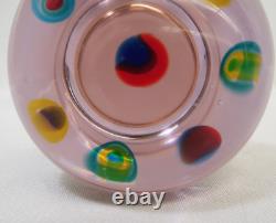 VTG 1960s MURANO Art Glass Mushroom with Murrines ITALY Antonio Da Ros Cenedese