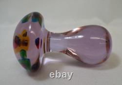 VTG 1960s MURANO Art Glass Mushroom with Murrines ITALY Antonio Da Ros Cenedese