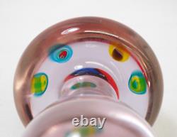 VTG 1960s MURANO Art Glass Mushroom with Murrines ITALY Antonio Da Ros Cenedese