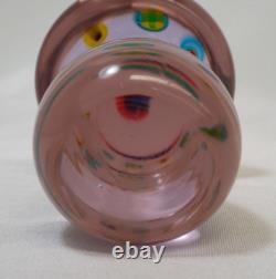 VTG 1960s MURANO Art Glass Mushroom with Murrines ITALY Antonio Da Ros Cenedese