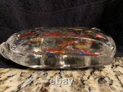 VTG Authentic MURANO Aquarium Paperweight/Decor 8T By 7W