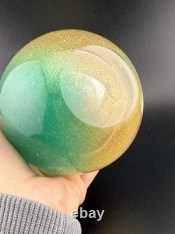 VTG Italian Murano Sommerso Aventurine Seguso Art Glass Perfume BottleGLOWS