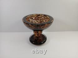 VTG MURANO Glass Tortoise Heavy Bowl Ashtray Artwork MCM Italy Vintage Art Deco